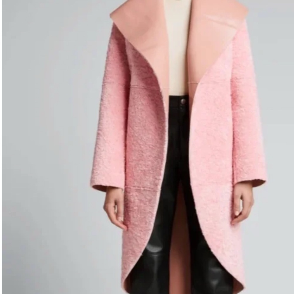 Elegant Pink Women's Coat